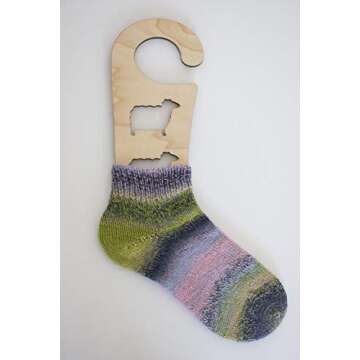Sock Blockers with Hanger and Sheep Cutouts, One Pair, Made in the USA