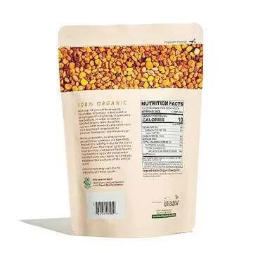 Greenbow Organic Bee Pollen - 100% USDA Certified Organic, Non-GMO, Pure, & Natural Bee Pollen - Sup...