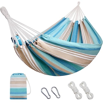 INNO STAGE Brazilian Hammock with Tree Straps - Perfect for Outdoor Relaxation