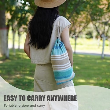 Comfortable Portable Brazilian Hammock with Tree Straps