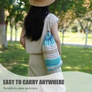 Comfortable Portable Brazilian Hammock with Tree Straps