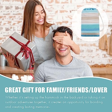 Comfortable Portable Brazilian Hammock with Tree Straps