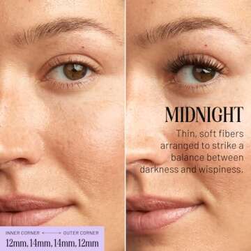 Lilac St - Midnight Dramatic Faux Eyelash Clusters (10mm)