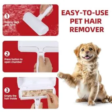 DuDu Bear: Reusable Pet Hair Remover Lint Roller