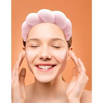 SPRINGSKY 2 Pcs Headband for Washing Face for Women - Spa Makeup Headband - Skincare Face Wash Head ...