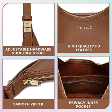 Keyli Waterproof Leather Handbag - Stylish & Durable Purse