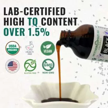 Organic Black Seed Oil - Cold Pressed Unrefined USDA Certified - Hexane Free - Turkish Origin Premium Nigella Sativa - Glass Bottle - Vegan, Gluten-Free, Non-GMO, Antioxidant Immune Support (4oz)