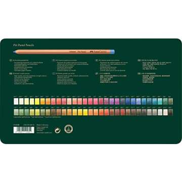 Faber-Castell Pitt Pastell Colouring Pencils Set of 60