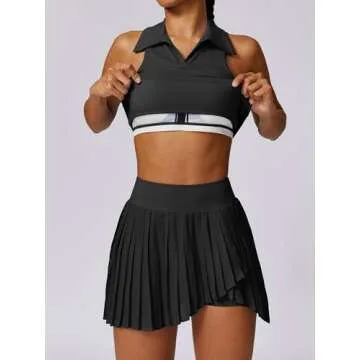 ABOCIW Tennis Skirts Set - Stylish Activewear for Women