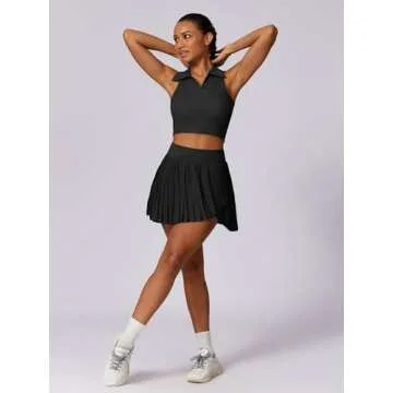 ABOCIW Tennis Skirts Set - Stylish Activewear for Women