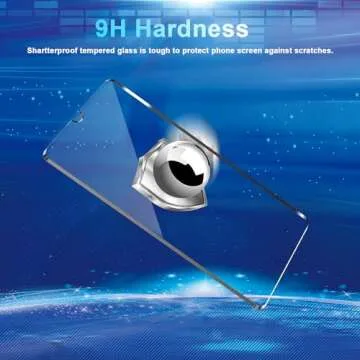 4+3 Pack Screen Protector Compatible with Galaxy A16, 4 Pack Tempered Glass with 3 Pack Camera Lens Protector, High Clarity, Anti-Shatter, Bubble Free