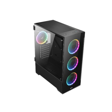Bgears b-Voguish Gaming PC Case with Tempered Glass