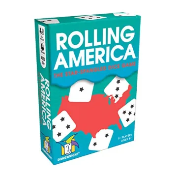 Gamewright Roll America Family Board Game Travel Fun