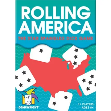 Gamewright Roll America Family Board Game Travel Fun
