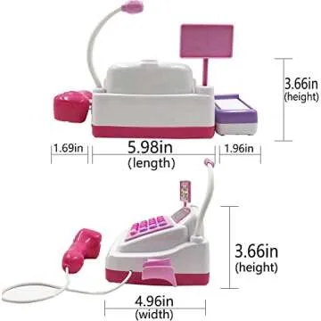 Sotodik Cash Register Toy: Real Sounds & Learning Fun