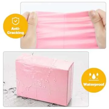 Famagic Poly Mailers, 200pc 12x15.5 Inch Shipping Bags, Chic Opaque Packaging Bags for Small Business, Tearproof Mailing Envelopes for Clothing Supplies, Self Seal Mailers Bags Light Pink