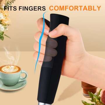 YUSWKO Rechargeable Handheld Milk Frother for Coffee