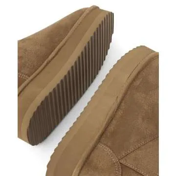 Girls Stylish Mini Ankle Platform Boot - Faux-Fur Comfort