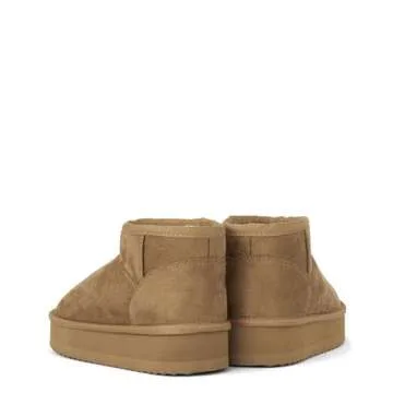 Girls Stylish Mini Ankle Platform Boot - Faux-Fur Comfort