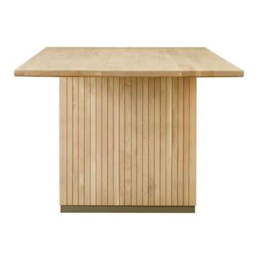Chelsea Oak Wood Rectangular Dining Table - Stunning Craftsmanship for Your Home