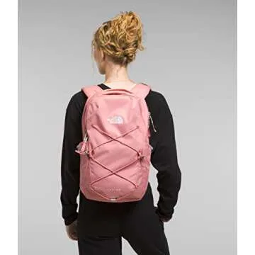 THE NORTH FACE Women's Jester Everyday Laptop Backpack, Shady Rose Dark Heather/Gardenia White, One Size