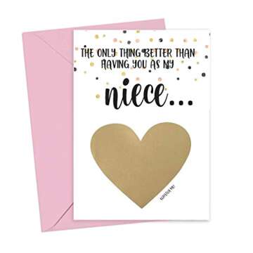 Will You Be My Flower Girl Scratch Off Card for Niece, Bridal Party Proposal Card from Aunt and Uncl...