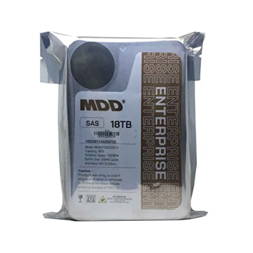 MDD 18TB 7200RPM SAS Internal Hard Drive - Renewed