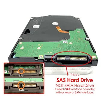 MDD 18TB 7200RPM SAS Internal Hard Drive - Renewed