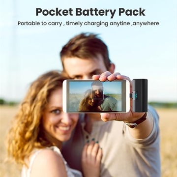 Compact 5200mAh Portable Charger with Fast PD Charging