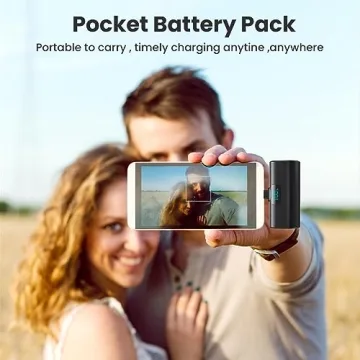 Compact 5200mAh Portable Charger with Fast PD Charging