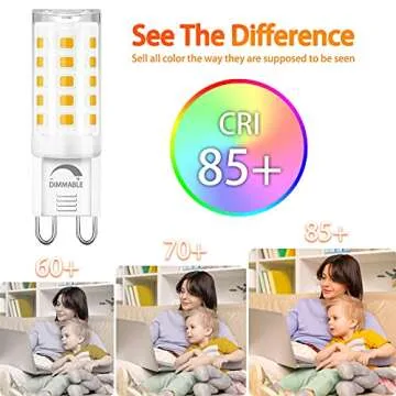 Winshine G9 Dimmable LED Bulb 3000K Warm White 4W Pack