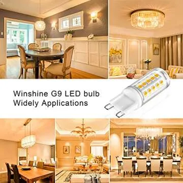 Winshine G9 Dimmable LED Bulb 3000K Warm White 4W Pack