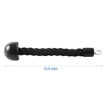 HYVAWO Single Grip Tricep Rope for Cable Machines