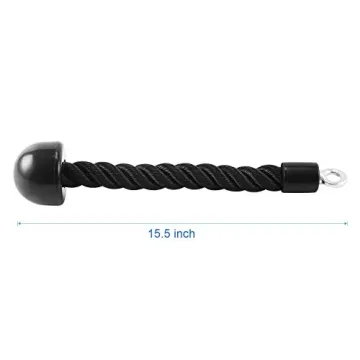 HYVAWO Single Grip Tricep Rope for Cable Machines