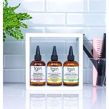 tgin Tea Tree + Olive Oil Detoxifying Dry Itchy Hair And Scalp Serum - Natural Hair - Scalp Oil - 4 Oz