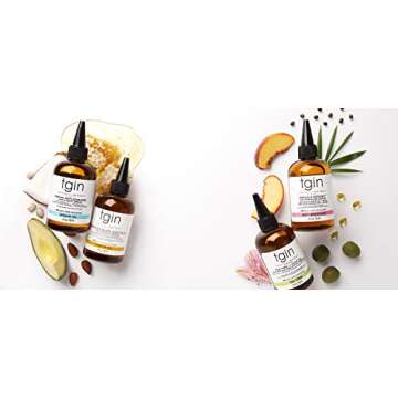 tgin Tea Tree + Olive Oil Detoxifying Dry Itchy Hair And Scalp Serum - Natural Hair - Scalp Oil - 4 Oz