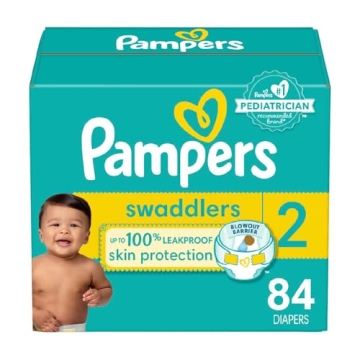 Pampers Swaddlers Diapers Size 2 Super Soft & Absorbent