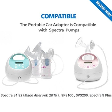 12V Car Charger for Spectra S1 S2 Breast Pump