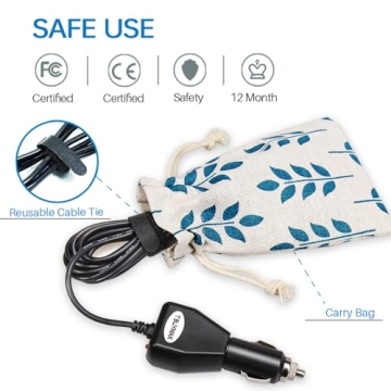 12V Car Charger for Spectra S1 S2 Breast Pump