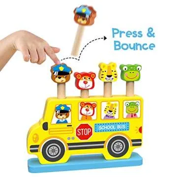 Montessori Toys for 1 Year Old Boy and Girl - Preschool Learning Activities - Develops Fine Motor Skills - Montessori Toys for Toddlers - Great Birthday Gift for 1 Year Old Boy Gifts and Girls