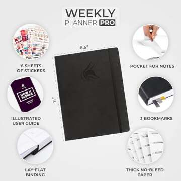 Clever Fox Planner PRO – Weekly & Monthly Life Planner to Increase Productivity, Time Management a...