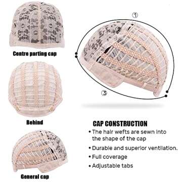 Netgo Black Wigs, Long Black Wig with Bangs, Kinky Curly Wavy Hair Wigs for Women, Heat Resistant Synthetic Daily Party Cosplay Wigs