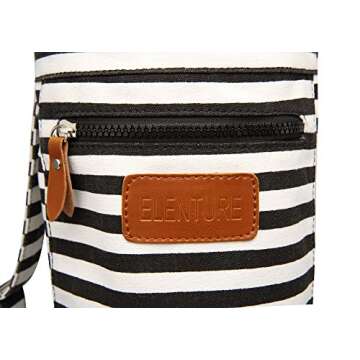 ELENTURE Yoga Mat Bag for Women & Men,Travel Yoga Gym Bag for 1/4" 1/3" Thick Exercise Yoga Mat, Full-Zip Yoga Mat Carrier Bag for Class workout Park with Pockets and Adjustable Strap