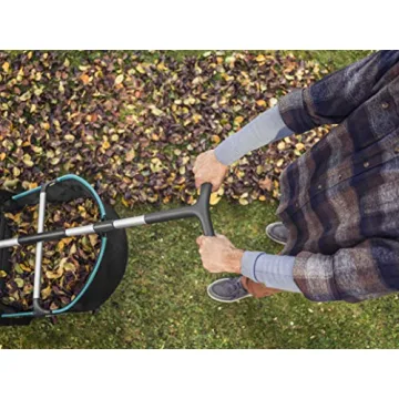 GARDENA Lawn Leaf Sweeper Large Capacity Easy Push 5-Year Warranty