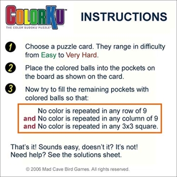 Engaging ColorKu Sudoku Game for All Ages
