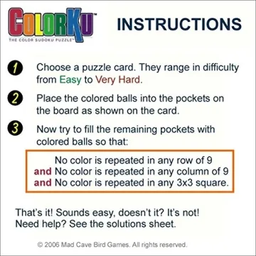 Engaging ColorKu Sudoku Game for All Ages