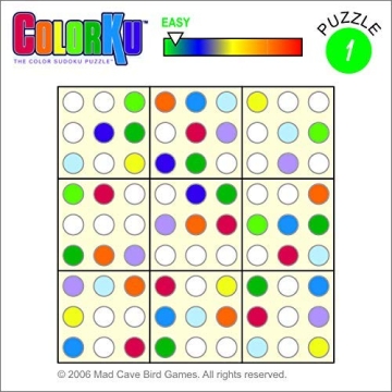 Engaging ColorKu Sudoku Game for All Ages