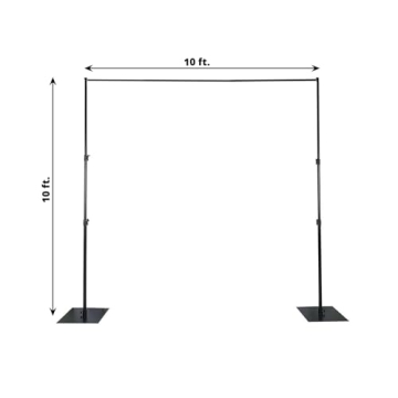 Efavormart 10ft x 10ft Heavy Duty Backdrop Stand Kit