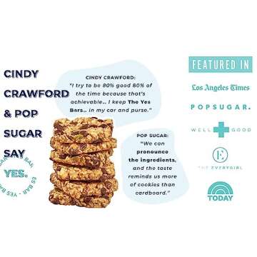 YES Bar – Dark Chocolate Chip Plant Based Protein Snack Bar