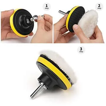 22-Piece Car Foam Polishing Pad Kit for Detailing